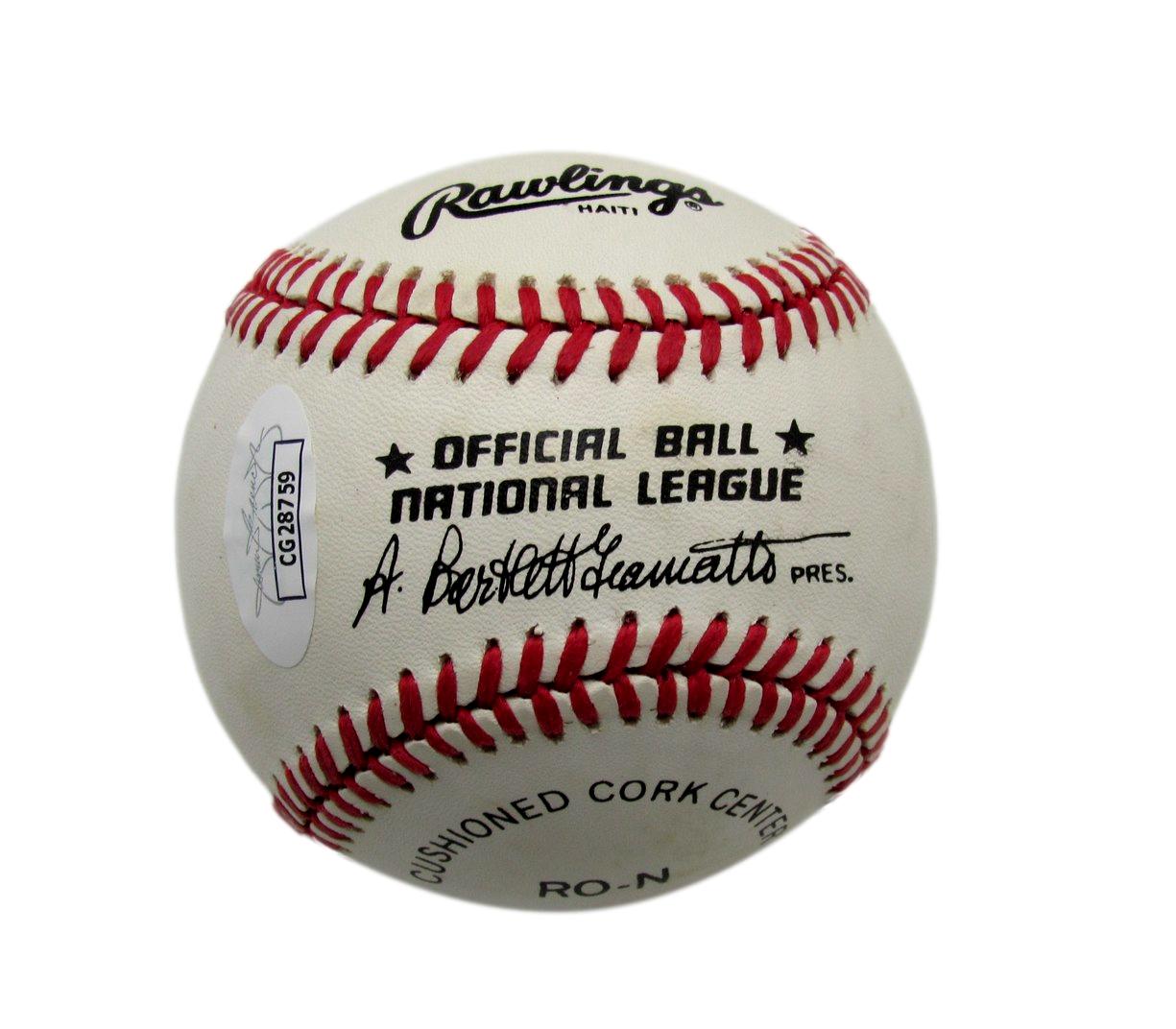 Ernie Banks/Billy Williams HOF Signed/Auto ONL Baseball Chicago Cubs JSA 197366