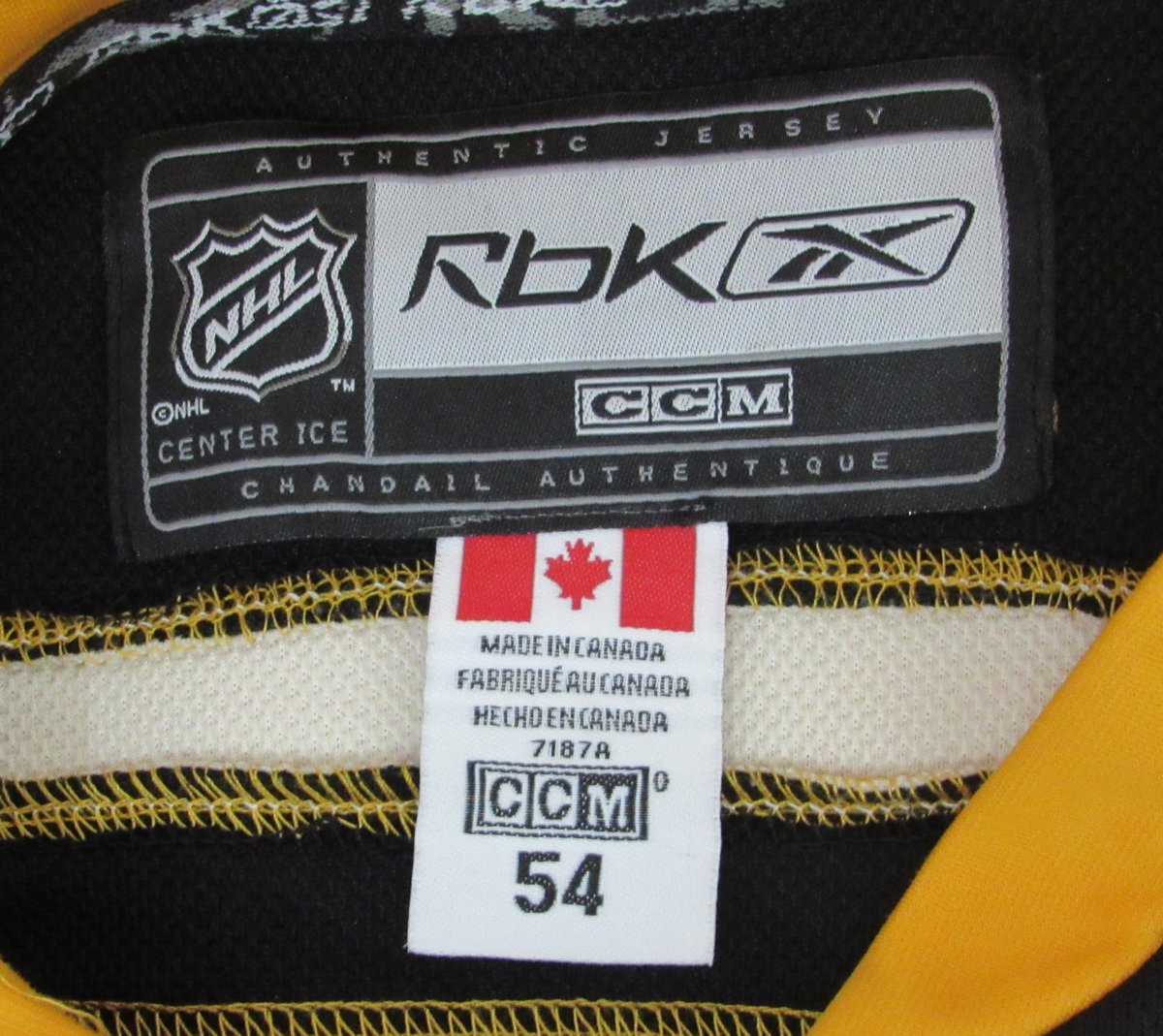 Ray Bourque HOF Signed/Auto Reebok Authentic Hockey Jersey Bruins JSA 195742