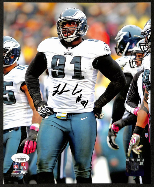 Fletcher Cox Signed/Autographed 8x10 Photo Philadelphia Eagles JSA 197086