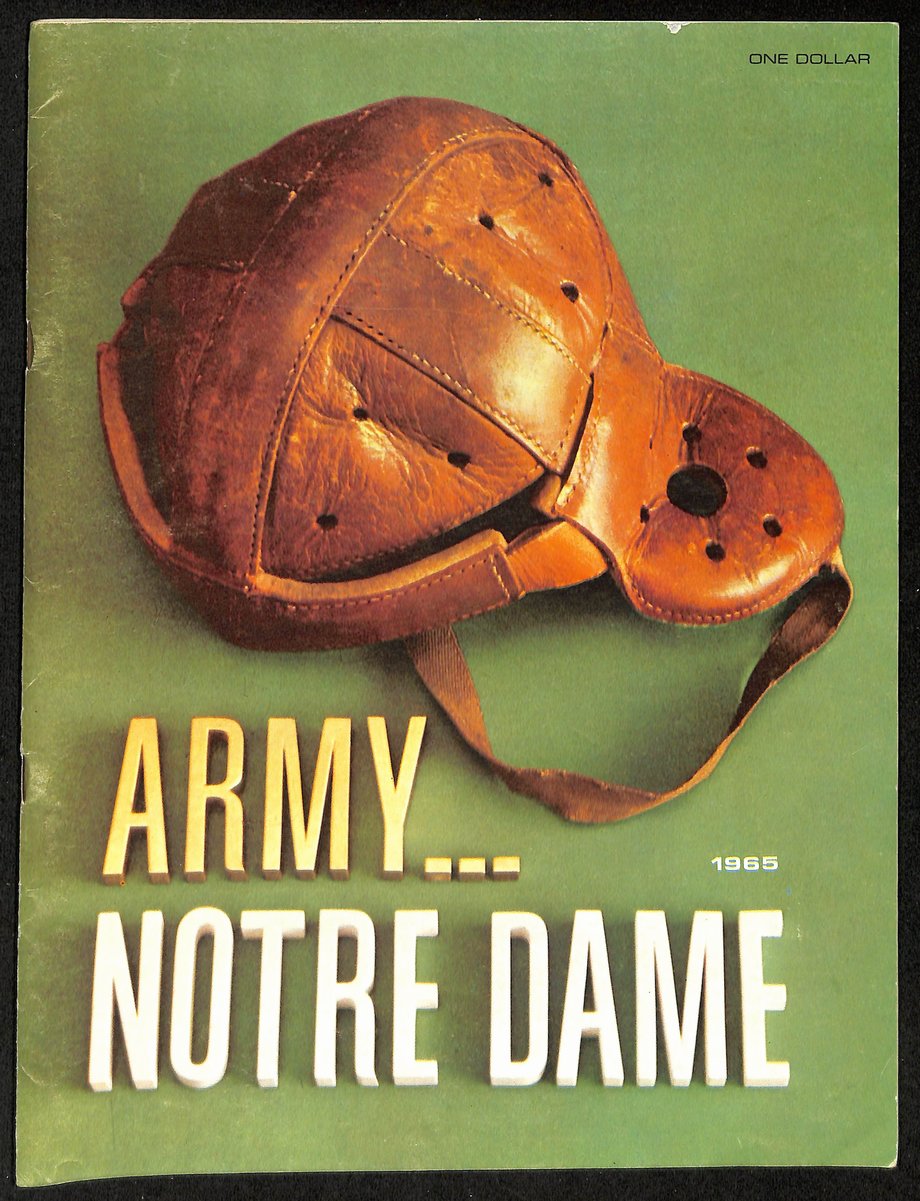1965 Army vs Notre Dame College Football Game Program 196705