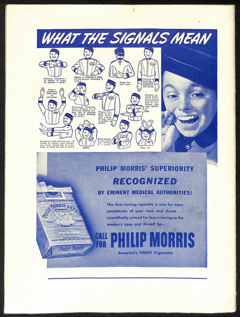1943 Michigan vs Notre Dame Rare Vintage College Football Game Program 194579