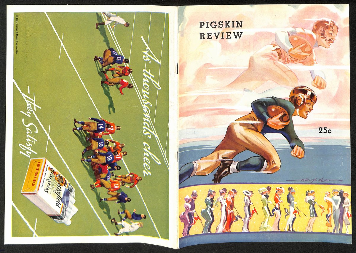 1934 Notre Dame @ USC Vintage College Football Game Program 194601
