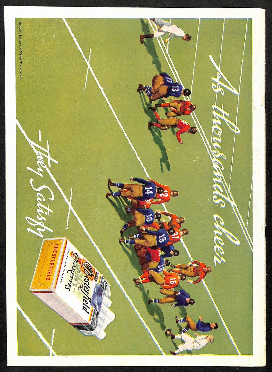 1934 Notre Dame @ USC Vintage College Football Game Program 194601