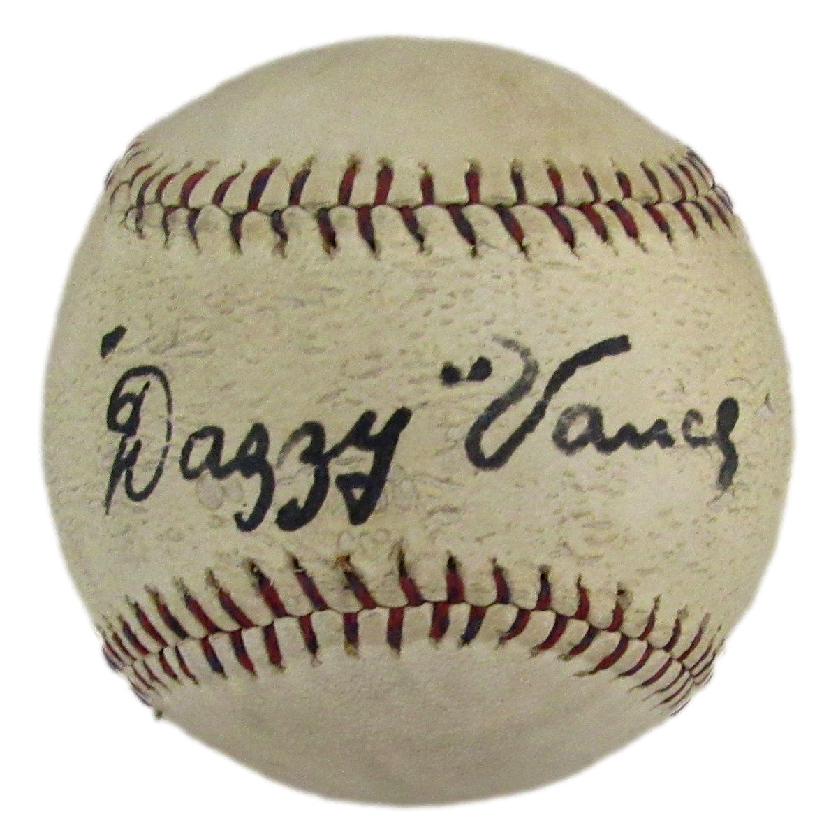 Dazzy Vance HOF Signed/Auto Pioneer League Baseball Brooklyn Dodgers JSA 196739