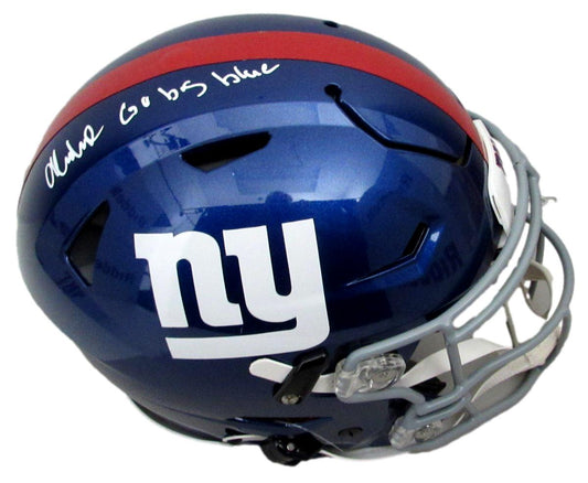 Abdul Carter Signed/Insc Full Size SpeedFlex Helmet NY Giants BAS/Beckett 196740