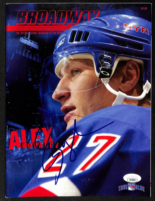 Alex Kovalev New York Rangers Signed New York Rangers Program JSA 197180