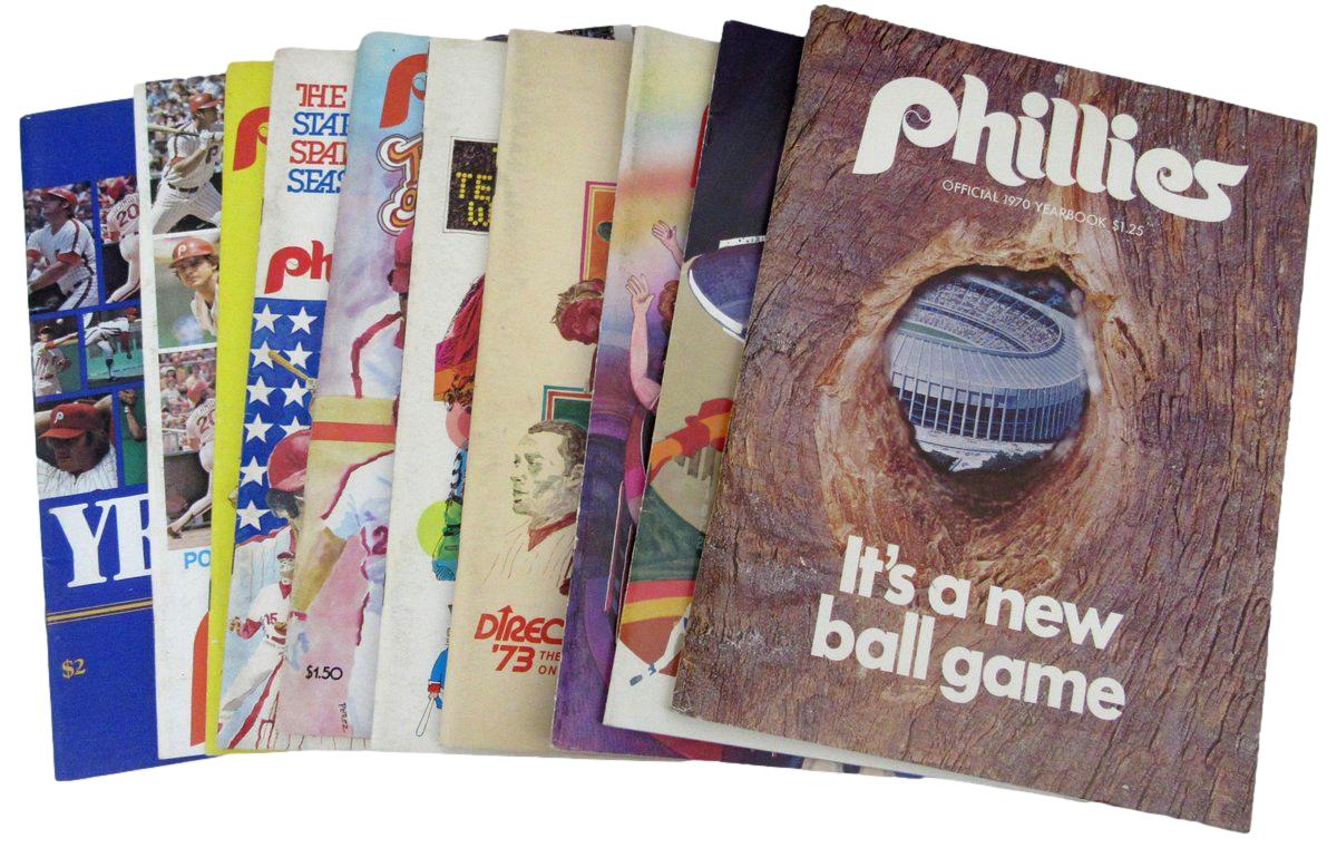 Lot of (66) Philadelphia Phillies Yearbooks 1949-2014 196744