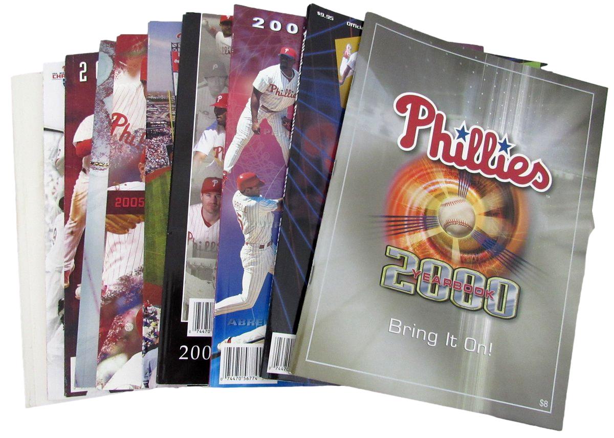 Lot of (66) Philadelphia Phillies Yearbooks 1949-2014 196744