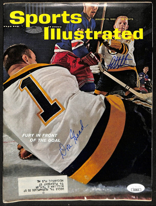 Don Head/Pat Stapleton Boston Bruins  Signed 1962 Sports Illustrated JSA 197257