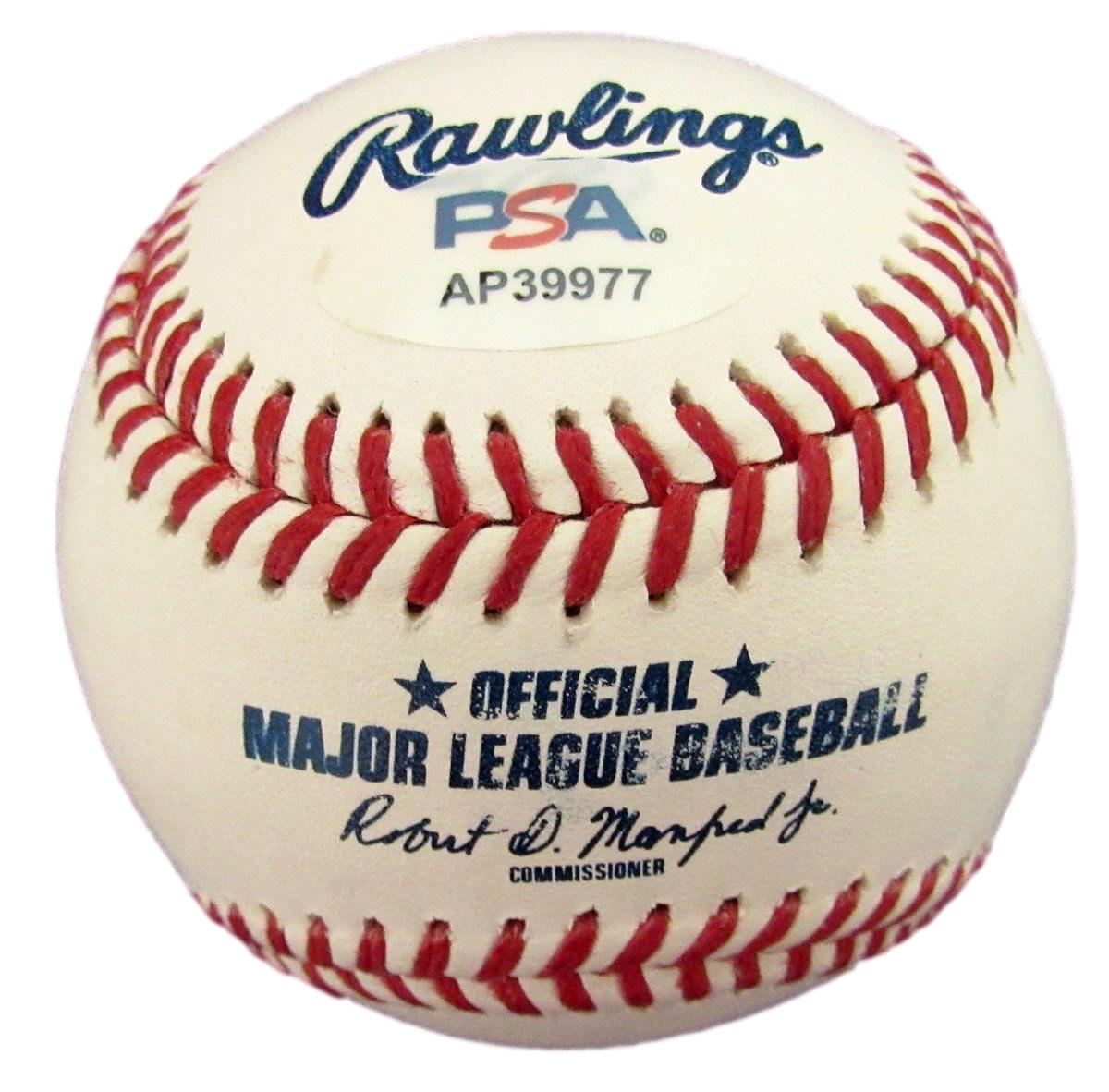 Aaron Judge Signed/Autographed OML Baseball New York Yankees PSA/DNA 196760