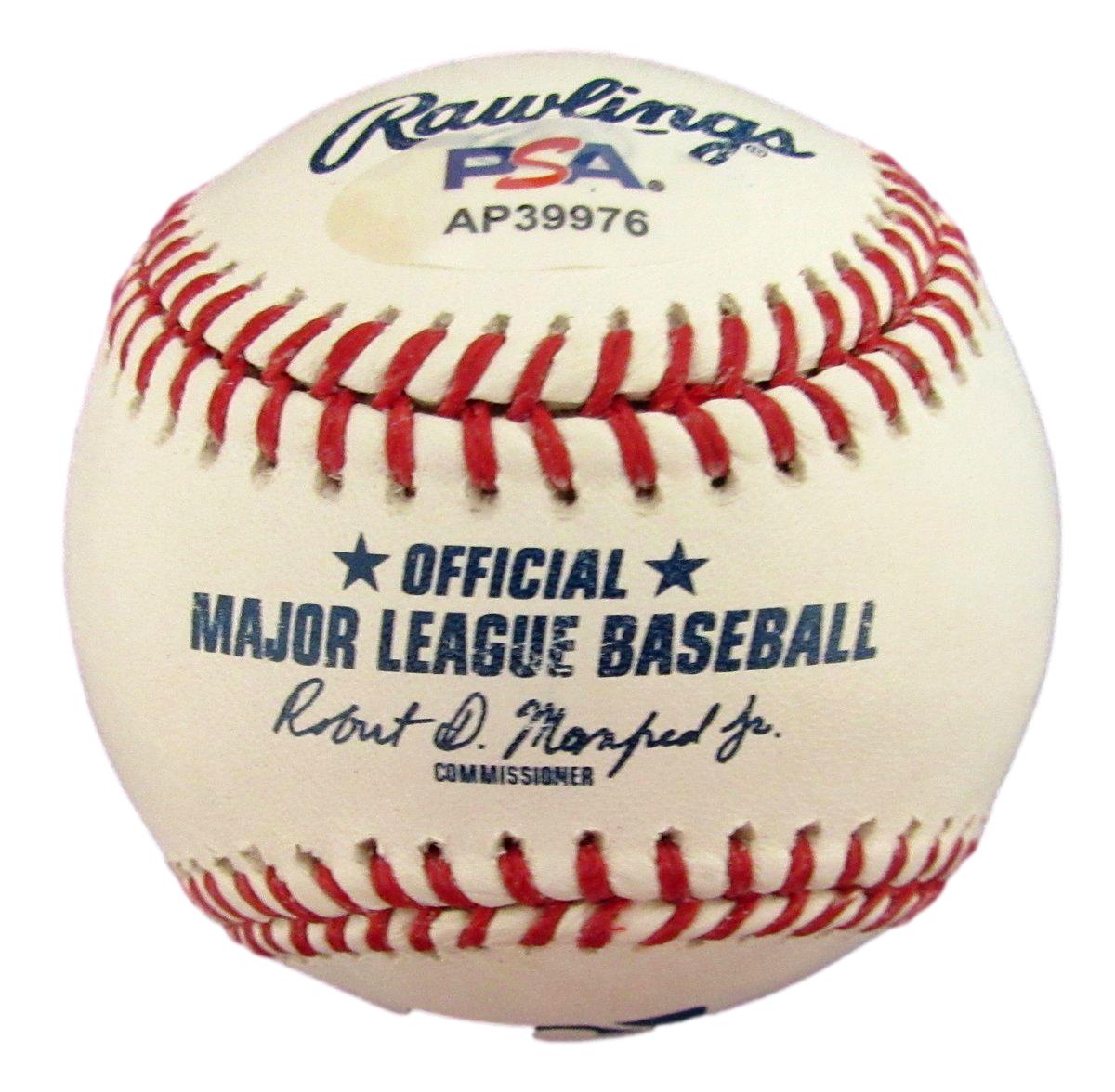 Aaron Judge Signed/Autographed OML Baseball New York Yankees PSA/DNA 196764