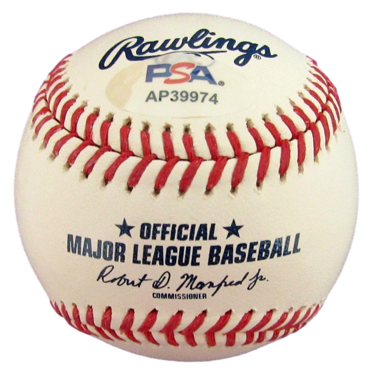 Aaron Judge Signed/Autographed OML Baseball New York Yankees PSA/DNA 196765