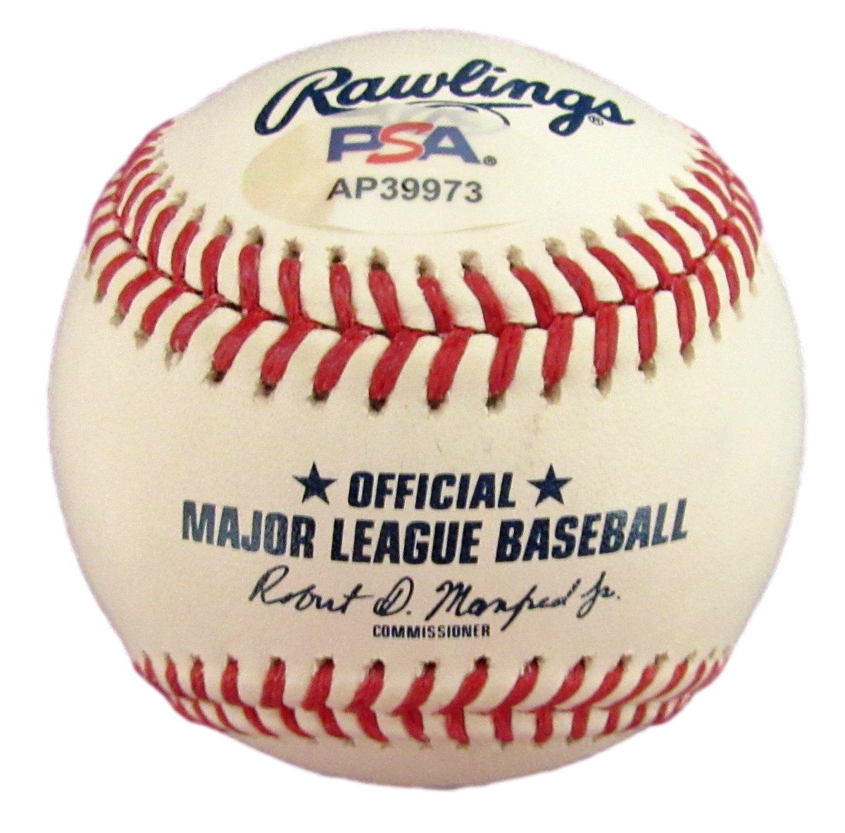 Aaron Judge Signed/Autographed OML Baseball New York Yankees PSA/DNA 196769