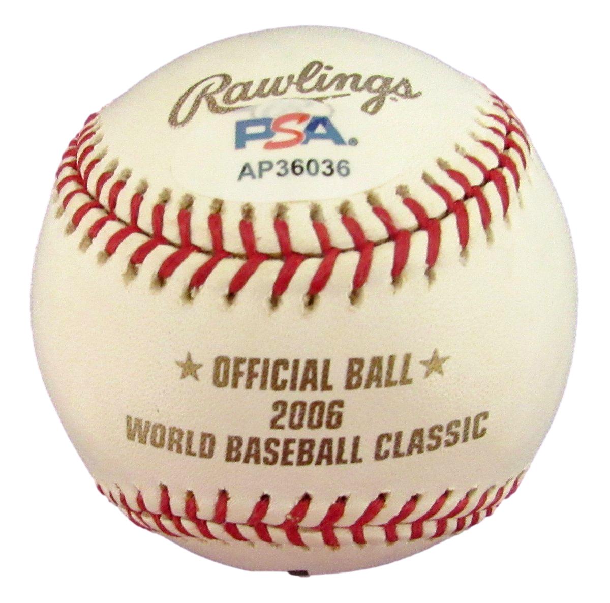 Daisuke Matsuzaka Signed/Auto 2006 WS Baseball Boston Red Sox PSA/DNA 197743