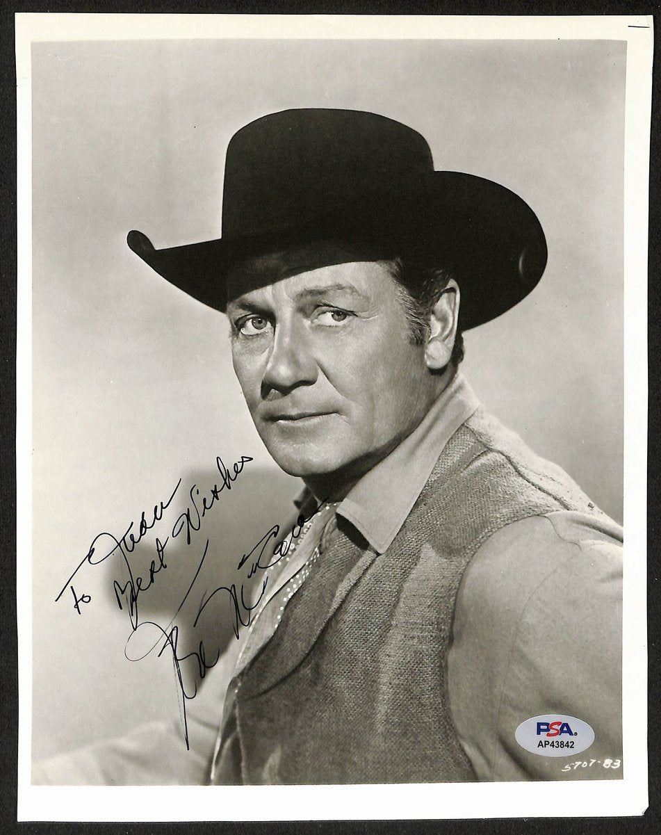 Joel McCrea Actor Signed/Inscribed Vintage 8x10 B/W Photo PSA/DNA 196886