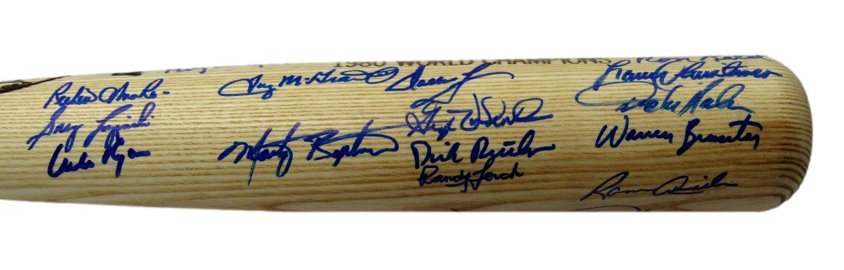 1980 World Series Champs Phillies Bat Signed by 31 Rose McGraw PSA/DNA 197458