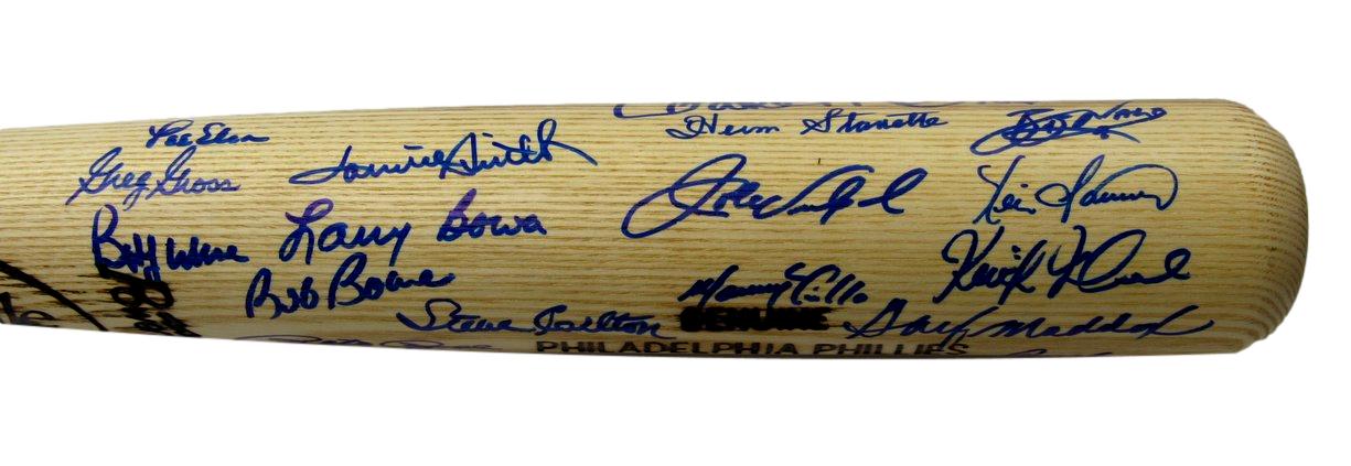 1980 World Series Champs Phillies Bat Signed by 31 Rose McGraw PSA/DNA 197458