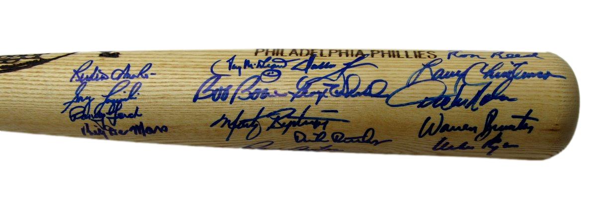 1980 World Series Champs Phillies Bat Signed by 31 Rose McGraw PSA/DNA 197459