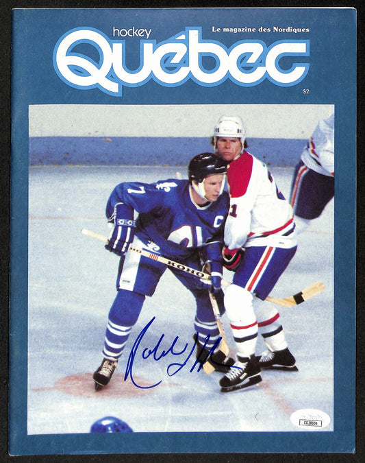 Robbie Ftorek Quebec Nordiques Signed Quebec Nordiques Program JSA 197274