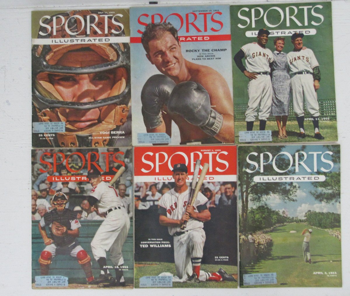 1955 Sports Illustrated Magazine (49) Issues Missing (2) Mays 1st Cover 197751