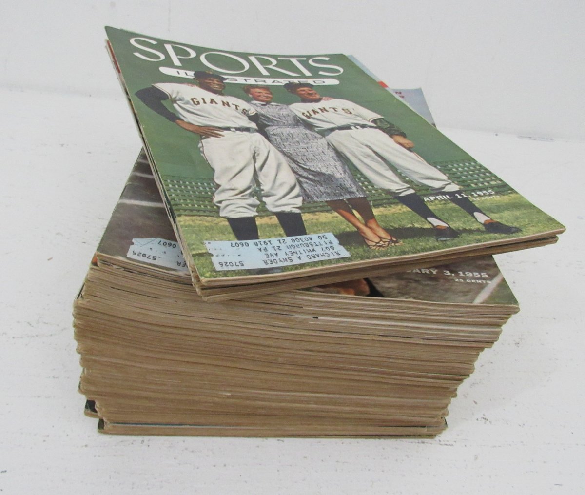 1955 Sports Illustrated Magazine (49) Issues Missing (2) Mays 1st Cover 197751