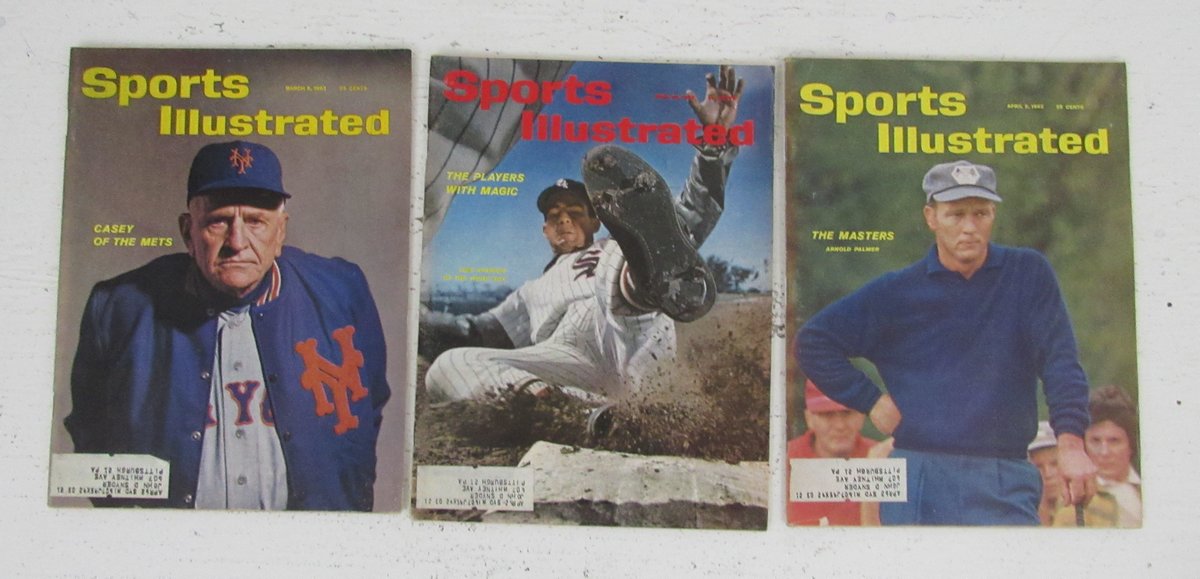 Lot of (21) 1962 Sports Illustrated Magazine Issues Arnold Palmer Cover 197758