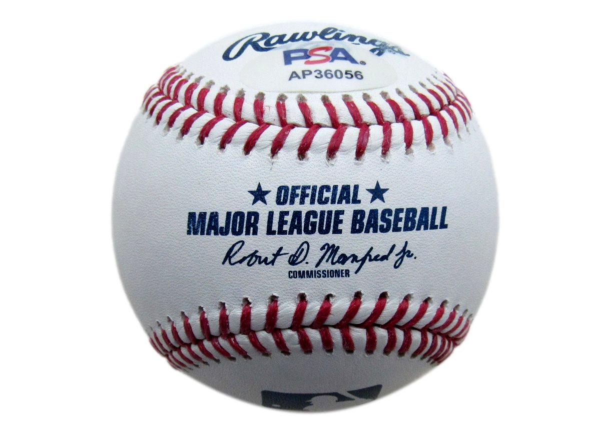 Justin Turner Signed/Autographed OML Baseball Chicago Cubs PSA/DNA 197483