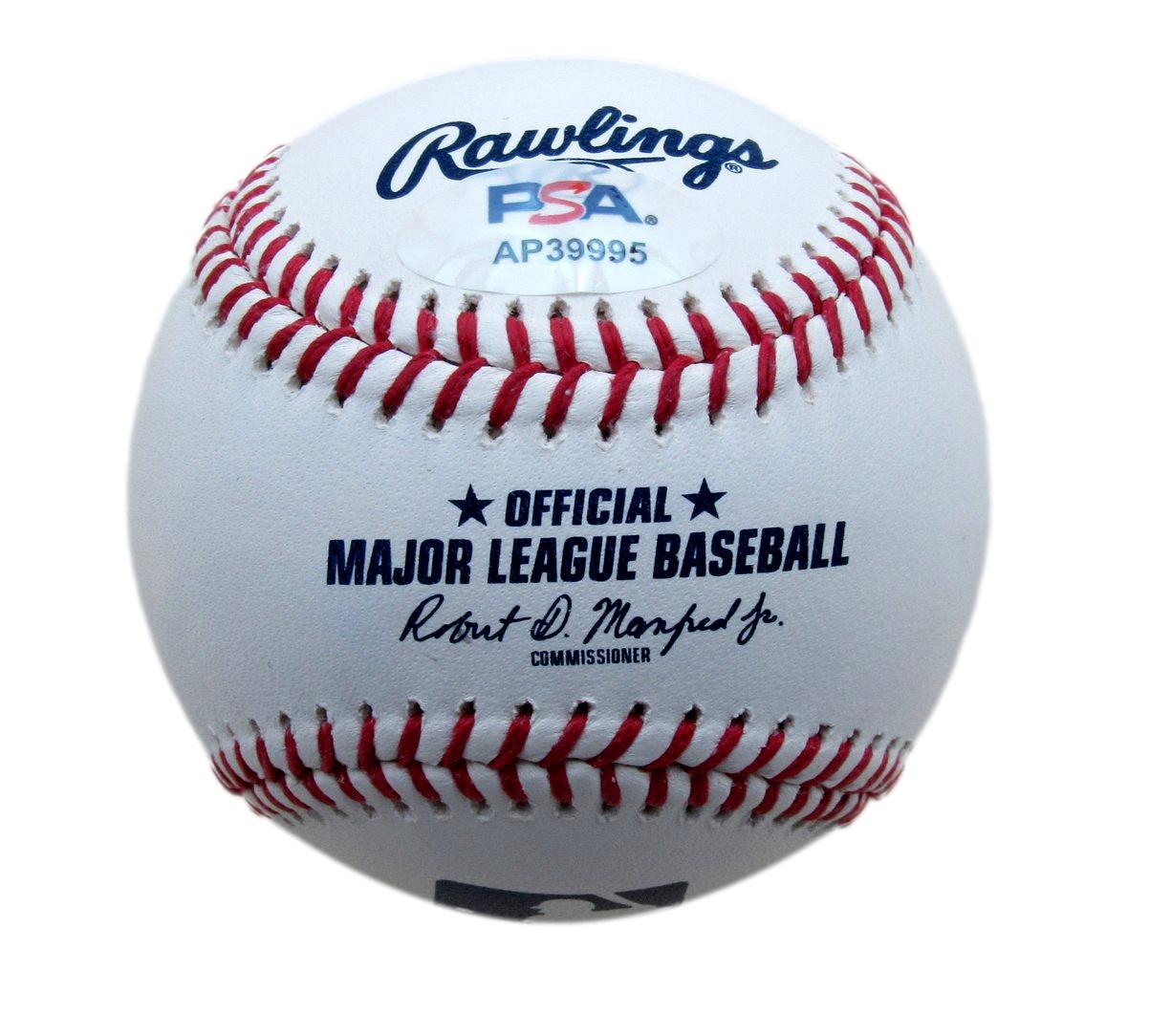 Gunnar Henderson Signed/Auto OML Baseball Baltimore Orioles PSA/DNA 197500