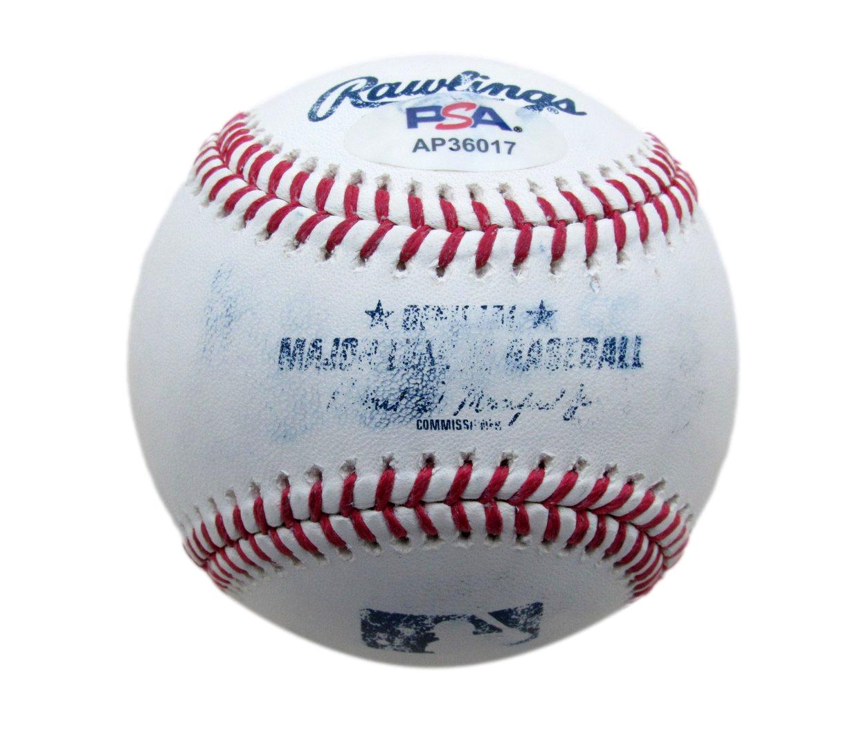 Ronald Acuña Jr. Signed/Autographed OML Baseball Atlanta Braves PSA/DNA 197518
