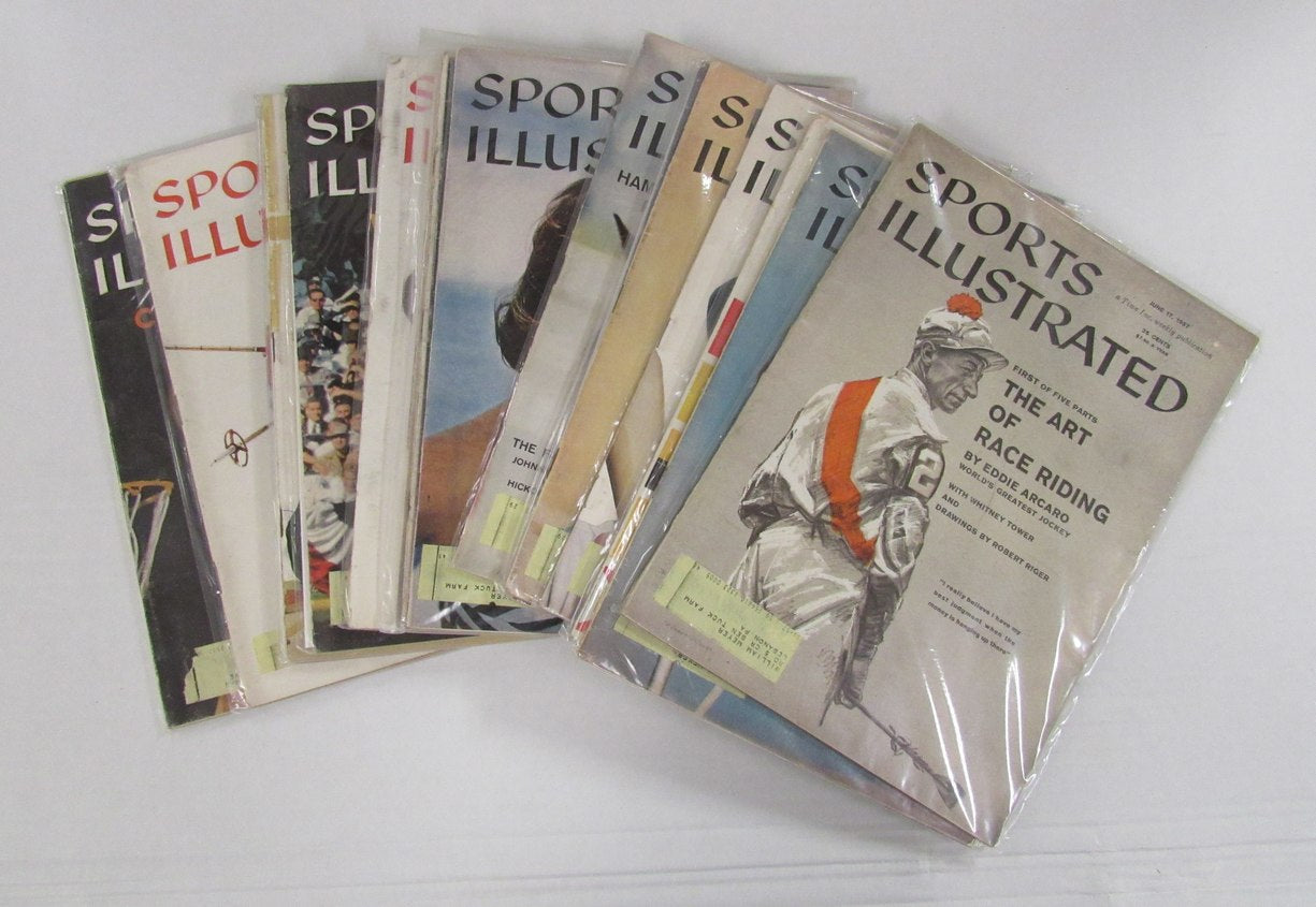 Lot of (38)1961 Sports Illustrated Magazines Williams-Musial AS Cover 198102