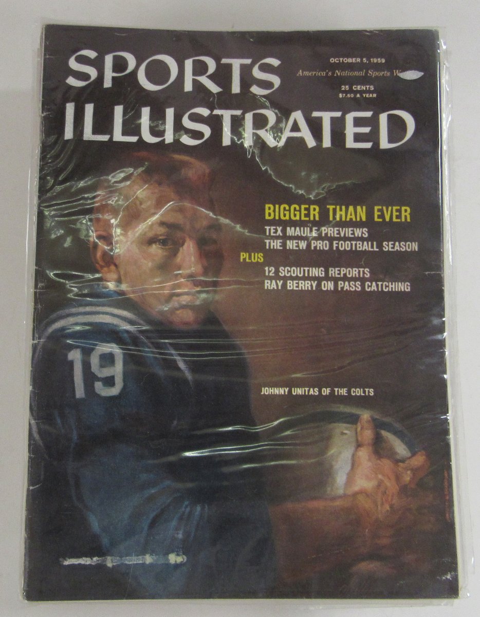 Lot of (23) 1959 Sports Illustrated Magazines Johnny Unitas 1st Cover 197963