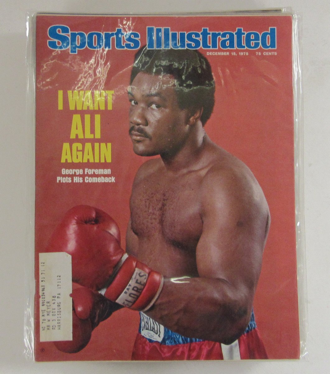 Lot of (12)1975 Sports Illustrated Magazines Foreman/Rose/Nicklaus Covers 197967