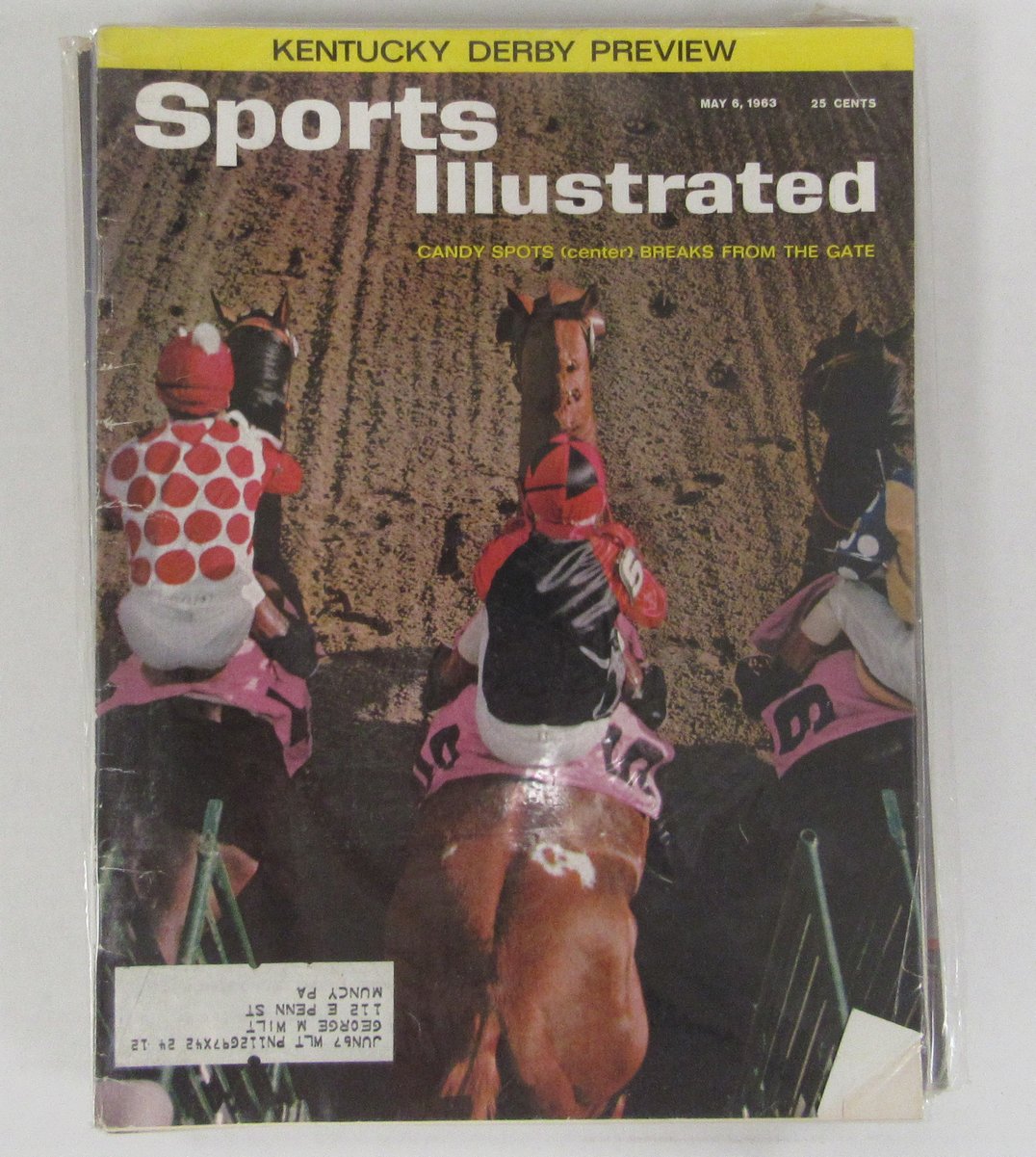 Lot of (8) 1963 Sports Illustrated Magazines Kentucky Derby/Liston Covers 197961