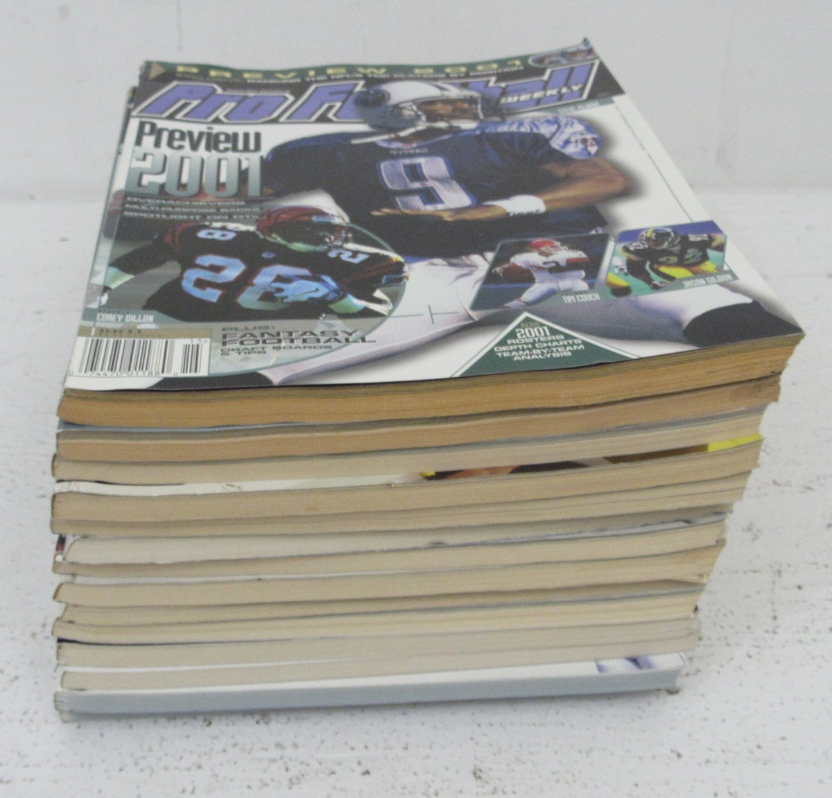 2001-2016 Pro Football Weekly Scouting Report NFL Preview Lot 0f 14