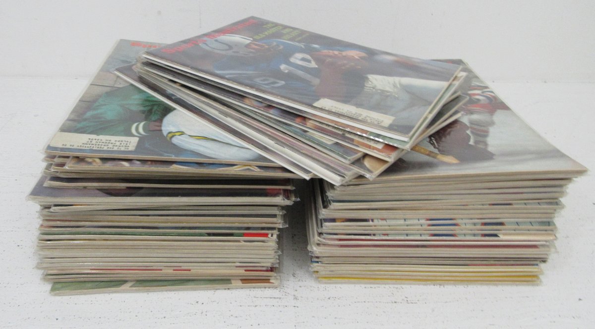Lot of (67) 1972 Sports Illustrated Magazines Chamberlian/Bench Covers 198625