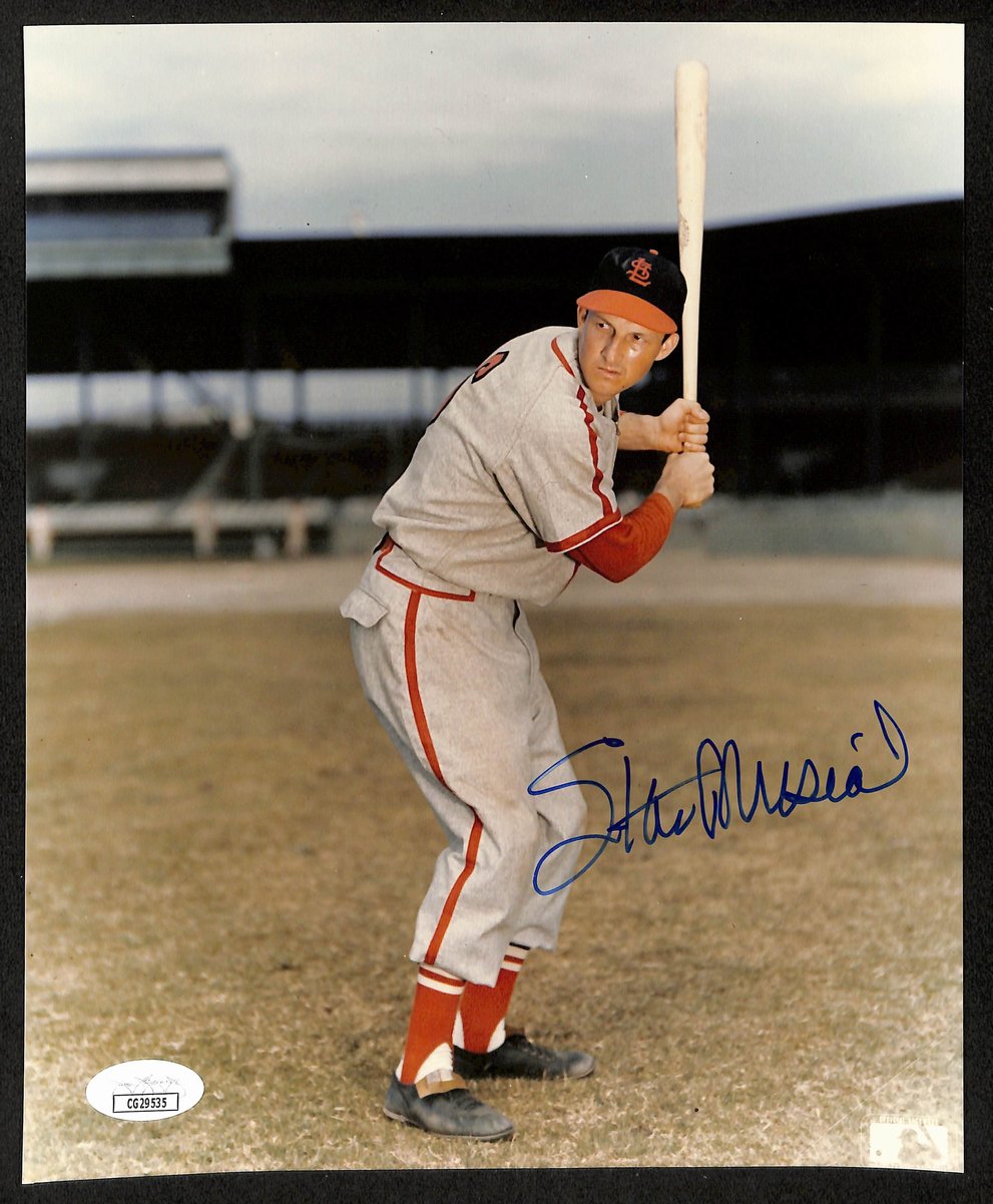 Stan Musial HOF St. Louis Cardinals Signed/Autographed  8x10 Photo JSA 197934