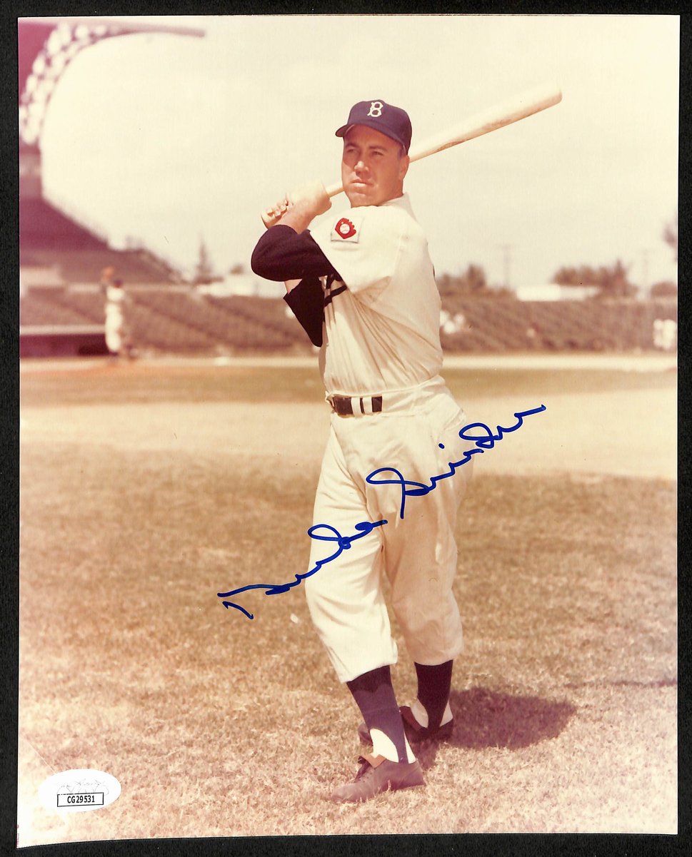 Duke Snider HOF Brooklyn Dodgers Signed/Autographed 8x10 Photo 197938