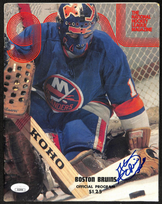 Glenn Chico Resch New York Islanders Signed/Auto Goal Magazine JSA 197288