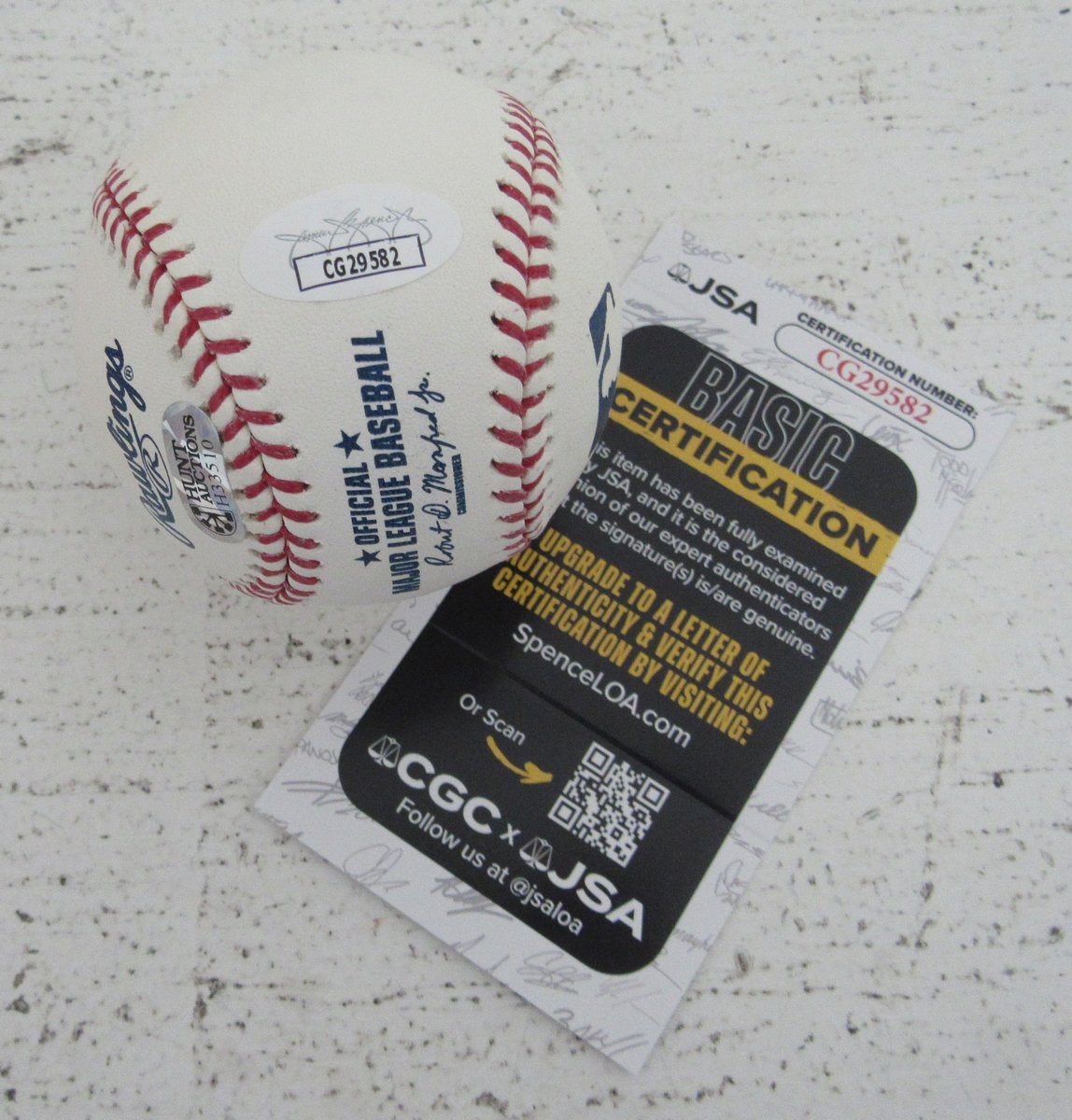 Doug Drabek HOF Signed/Inscribed OML Baseball Pittsburgh Pirates JSA 198631