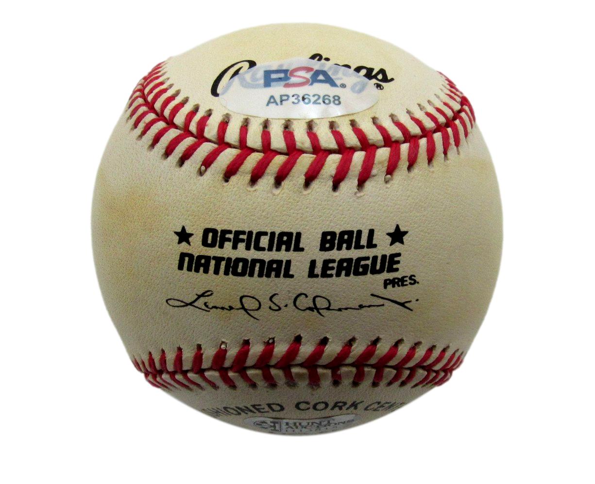 Pee Wee Reese HOF Signed/Auto ONL Baseball Brooklyn Dodgers PSA/DNA 198106