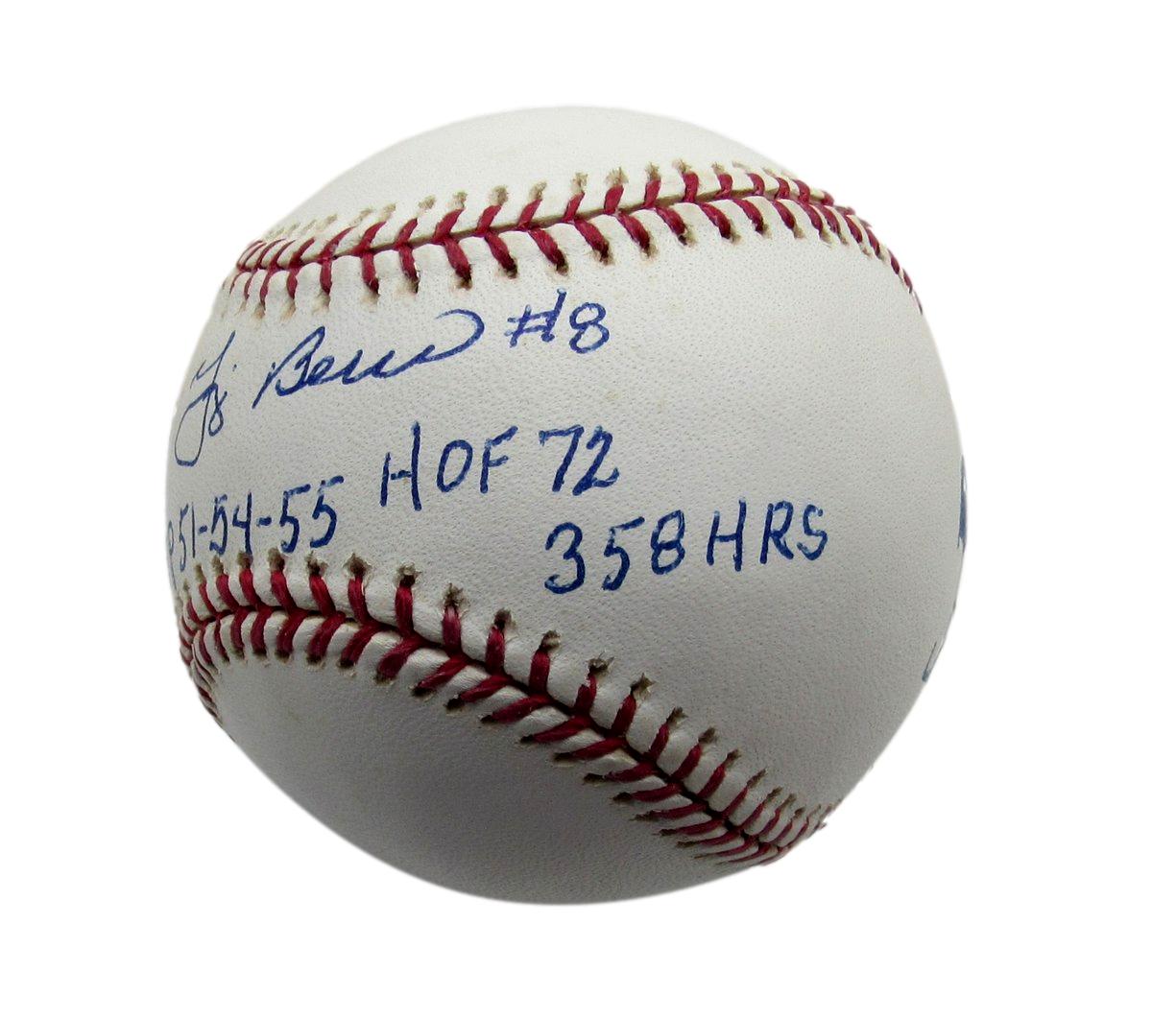 Yogi Berra HOF Signed/Inscr OML Baseball New York Yankees PSA/DNA 198107