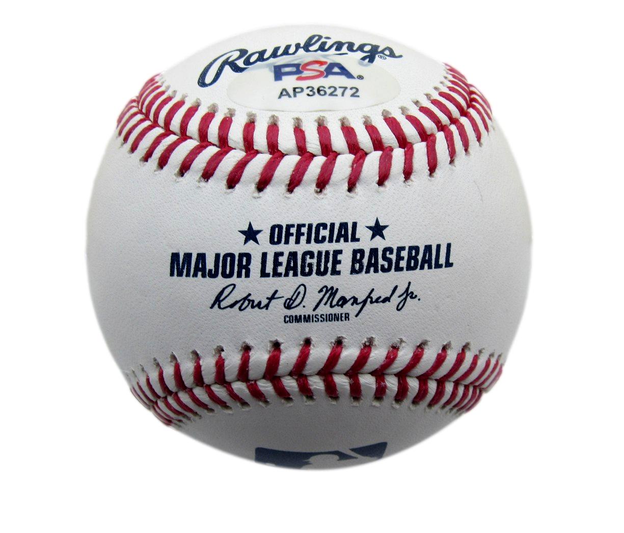 Dansby Swanson Signed/Autographed OML Baseball Chicago Cubs PSA/DNA 198110