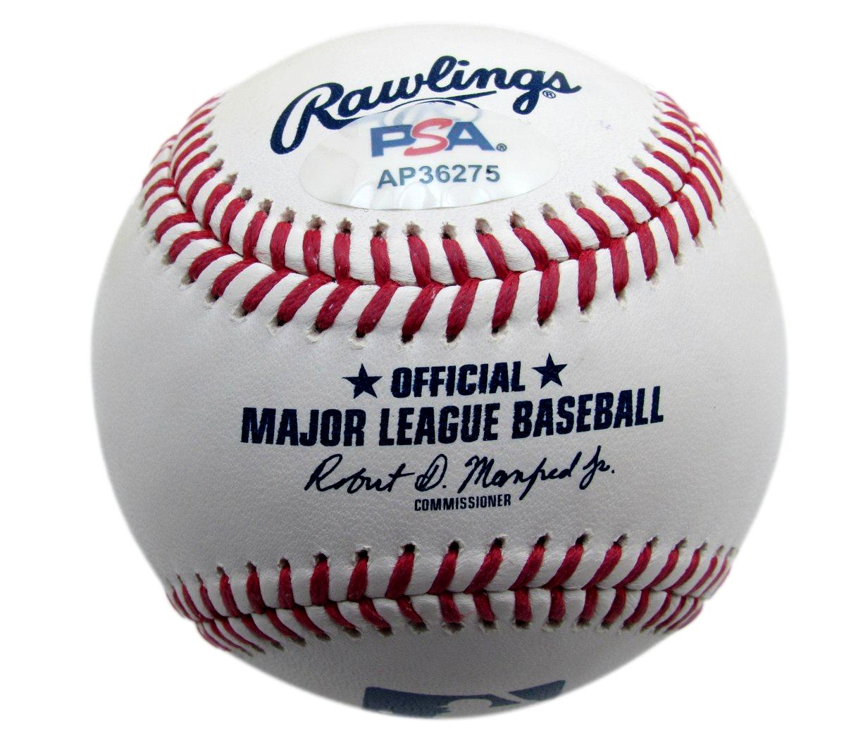 Mookie Betts Signed/Auto OML Baseball Los Angeles Dodgers PSA/DNA 198113