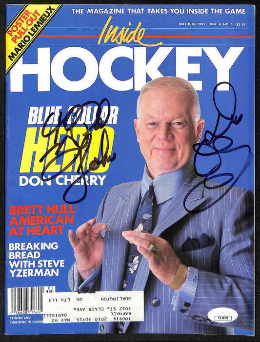 Don Cherry Boston Bruins Signed/Auto 1991 Inside Hockey Magazine JSA 196877