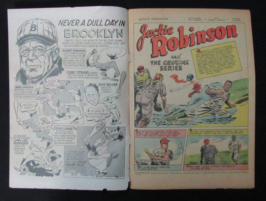 Jackie Robinson 1950 Fawcett Comic Book No. 5 198142