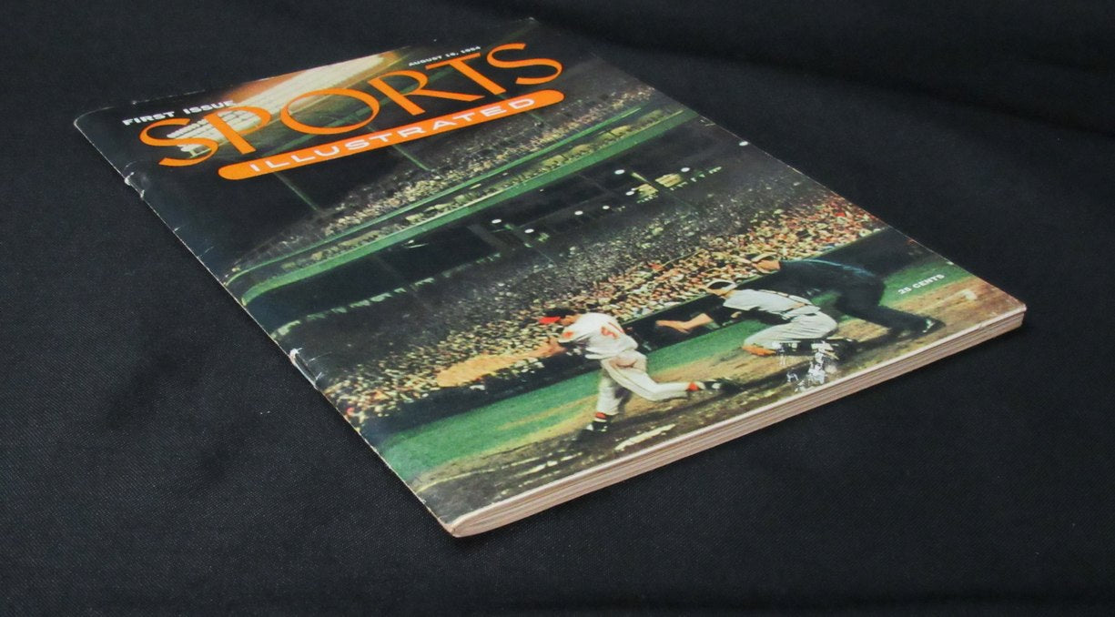 August 16, 1954 Sports Illustrated First Issue Magazine with Cards Intact 198143
