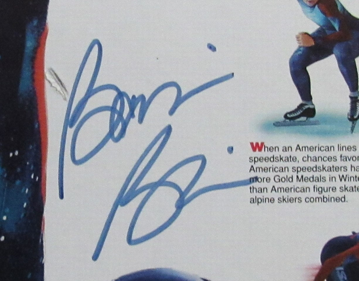 Bonnie Blair Olympic Skater Signed/Auto Kellogg's Corn Flakes Box JSA 198228