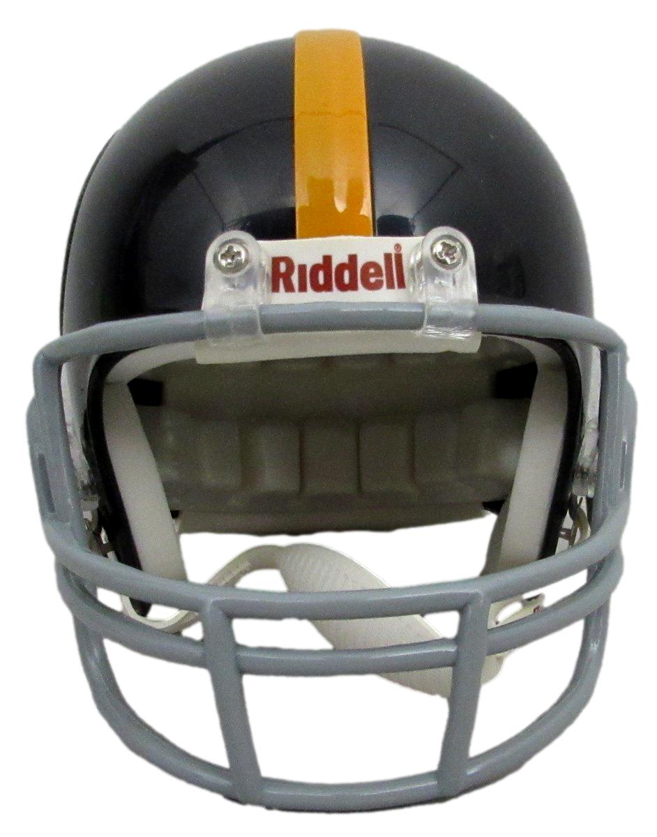 Joe Greene HOF Signed/Inscribed Black Mini Football Helmet Steelers JSA 198651