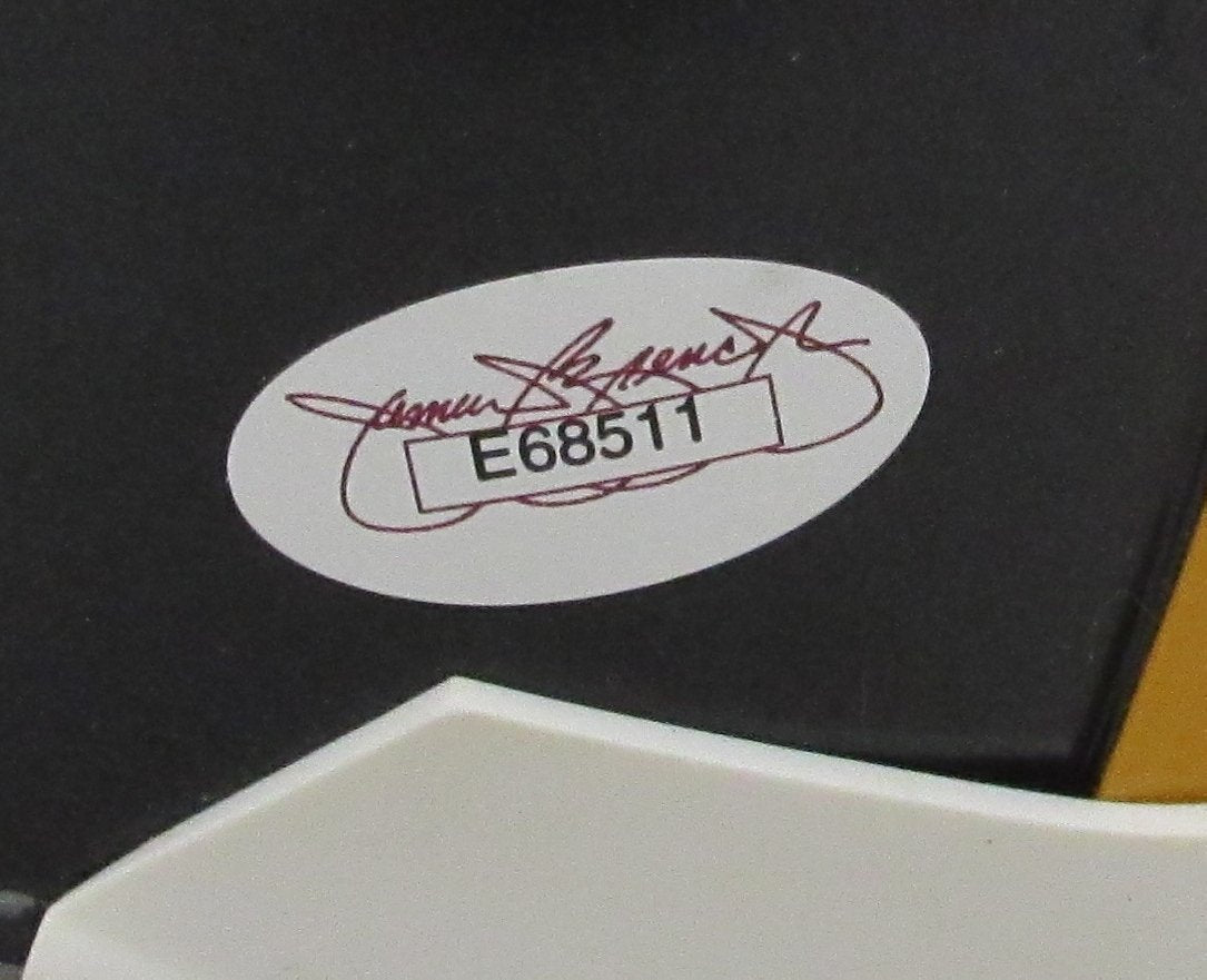 Franco Harris HOF Signed/Inscr Black Mini Football Helmet Steelers JSA 198652