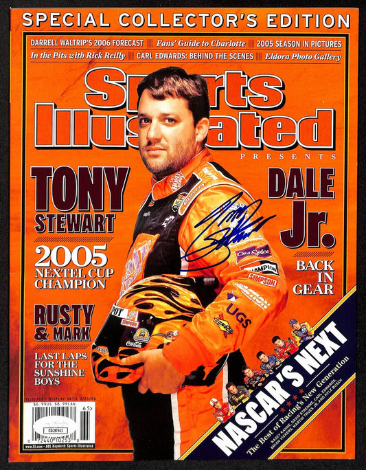Tony Steward Signed 2006 Sports Illustrated Collectors Edit. NO LABEL JSA 197863
